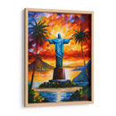 Cristo Redentor en la Isla - DEA Digital Esoteric Art | Cuadro decorativo de Canvas Lab