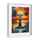 Cristo Redentor en la Isla - DEA Digital Esoteric Art | Cuadro decorativo de Canvas Lab