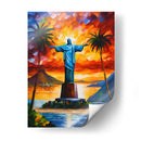 Cristo Redentor en la Isla - DEA Digital Esoteric Art | Cuadro decorativo de Canvas Lab