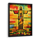 Cristo Redentor Multicolor - DEA Digital Esoteric Art | Cuadro decorativo de Canvas Lab