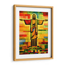 Cristo Redentor Multicolor - DEA Digital Esoteric Art | Cuadro decorativo de Canvas Lab