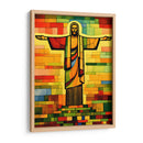 Cristo Redentor Multicolor - DEA Digital Esoteric Art | Cuadro decorativo de Canvas Lab