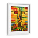 Cristo Redentor Multicolor - DEA Digital Esoteric Art | Cuadro decorativo de Canvas Lab