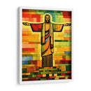 Cristo Redentor Multicolor - DEA Digital Esoteric Art | Cuadro decorativo de Canvas Lab