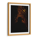 Silueta en llamas - Ana Zagal  | Cuadro decorativo de Canvas Lab