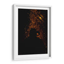 Silueta en llamas - Ana Zagal  | Cuadro decorativo de Canvas Lab