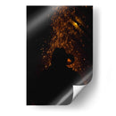 Silueta en llamas - Ana Zagal  | Cuadro decorativo de Canvas Lab