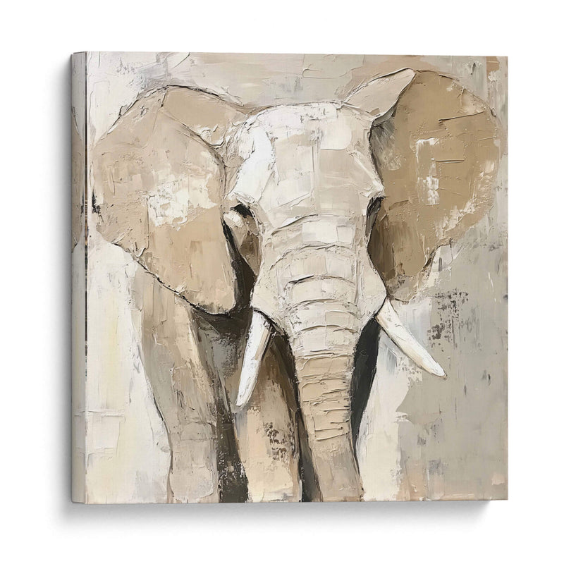 Elefante Impasto - Dav Madrid | Cuadro decorativo de Canvas Lab