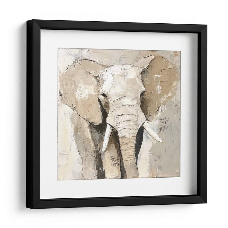 Elefante Impasto - Dav Madrid | Cuadro decorativo de Canvas Lab