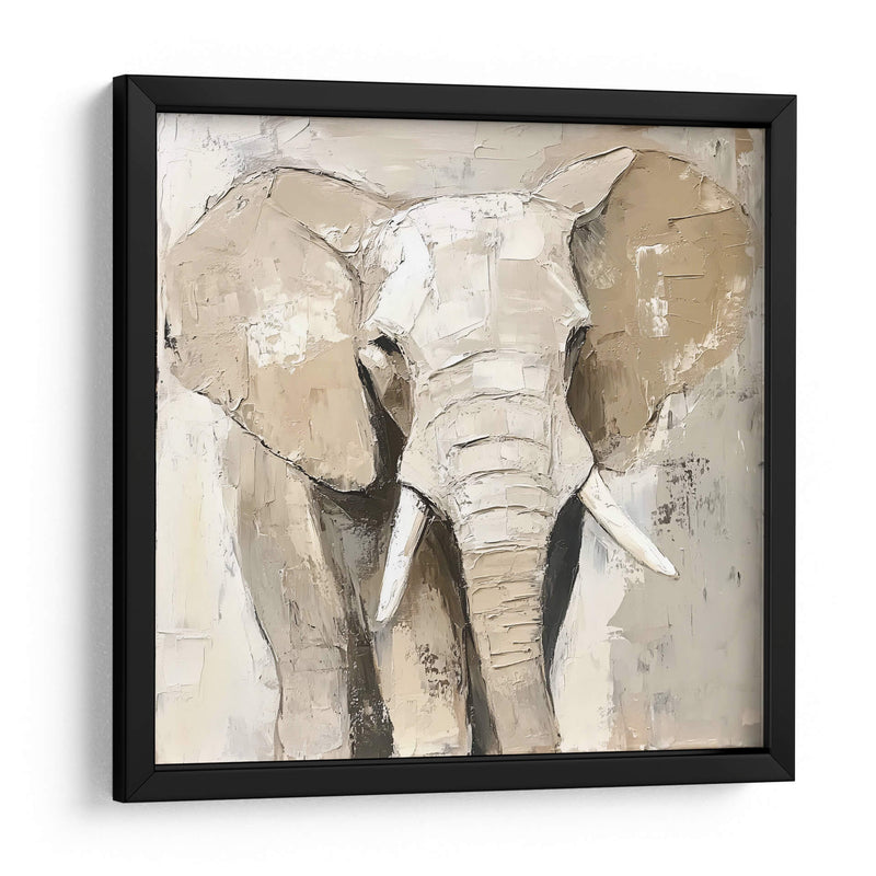 Elefante Impasto - Dav Madrid | Cuadro decorativo de Canvas Lab