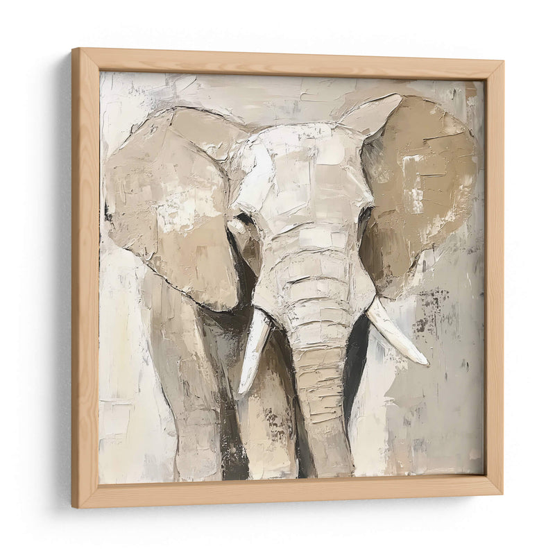 Elefante Impasto - Dav Madrid | Cuadro decorativo de Canvas Lab