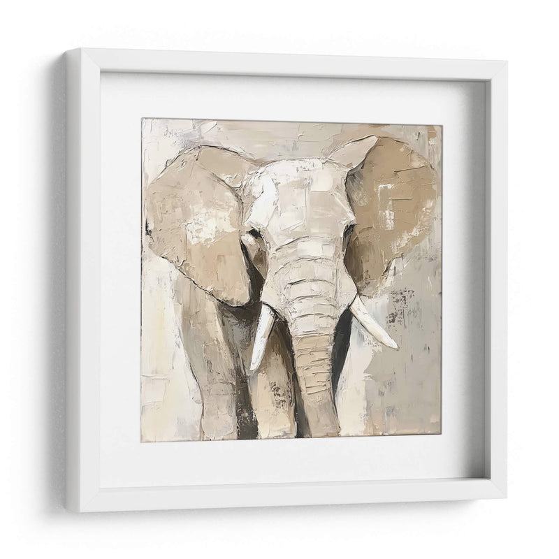 Elefante Impasto - Dav Madrid | Cuadro decorativo de Canvas Lab