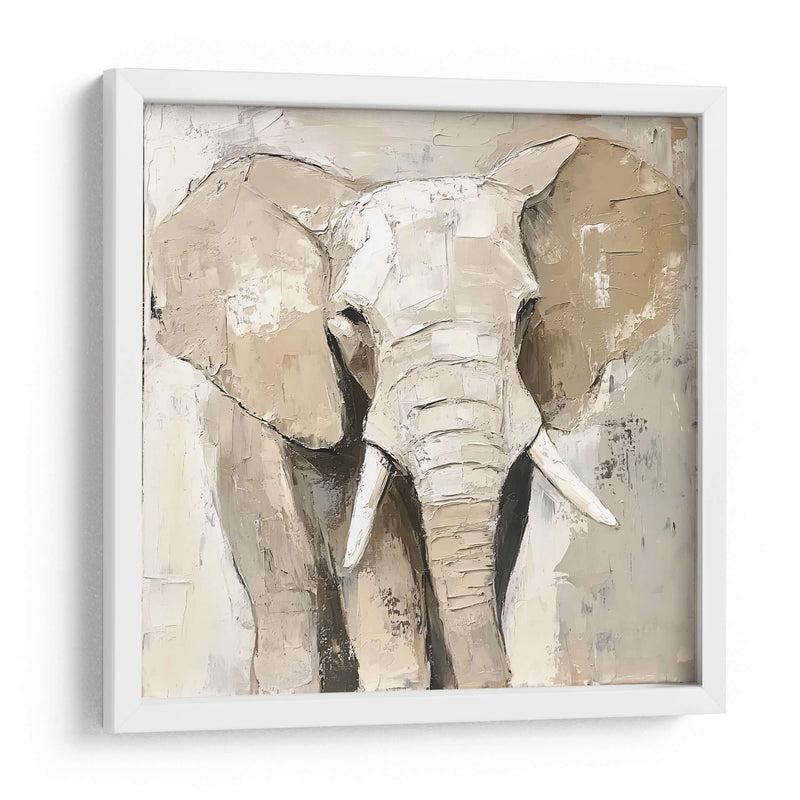 Elefante Impasto - Dav Madrid | Cuadro decorativo de Canvas Lab