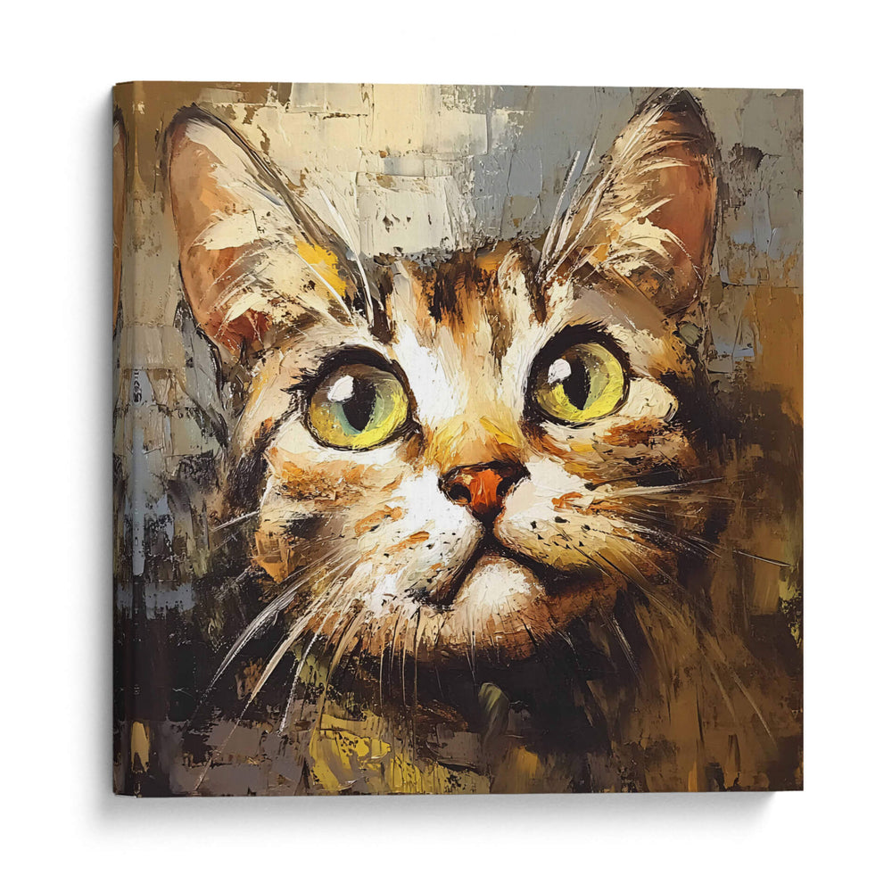 Gato curioso - Dav Madrid | Cuadro decorativo de Canvas Lab