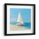 Velero en la playa - Dav Madrid | Cuadro decorativo de Canvas Lab