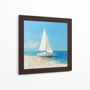 Velero en la playa - Dav Madrid | Cuadro decorativo de Canvas Lab