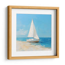 Velero en la playa - Dav Madrid | Cuadro decorativo de Canvas Lab