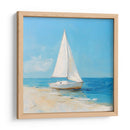 Velero en la playa - Dav Madrid | Cuadro decorativo de Canvas Lab