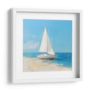 Velero en la playa - Dav Madrid | Cuadro decorativo de Canvas Lab