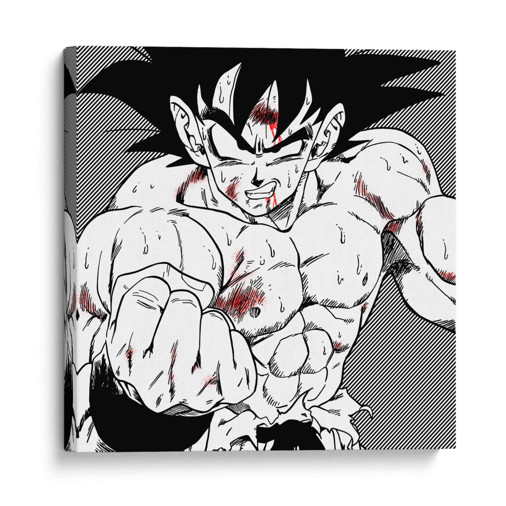 Goku en apuros - Donaldo Meda  | Cuadro decorativo de Canvas Lab