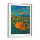 Sueños de cempasúchil bajo un cielo en espiral. - Nosion | Cuadro decorativo de Canvas Lab