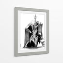 BlackMetal CELLO Bat - siulziradnemra | Cuadro decorativo de Canvas Lab