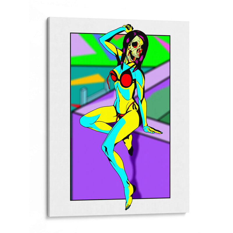 La Muerte de Vacaciones - Donaldo Meda  | Cuadro decorativo de Canvas Lab