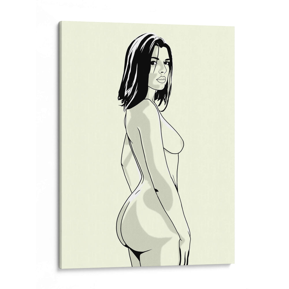 Figura Femenina en Linea - Donaldo Meda  | Cuadro decorativo de Canvas Lab