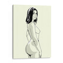 Figura Femenina en Linea - Donaldo Meda  | Cuadro decorativo de Canvas Lab