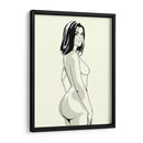 Figura Femenina en Linea - Donaldo Meda  | Cuadro decorativo de Canvas Lab