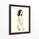 Figura Femenina en Linea - Donaldo Meda  | Cuadro decorativo de Canvas Lab