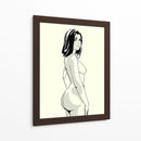 Figura Femenina en Linea - Donaldo Meda  | Cuadro decorativo de Canvas Lab