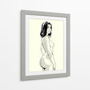 Figura Femenina en Linea - Donaldo Meda  | Cuadro decorativo de Canvas Lab
