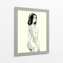 Figura Femenina en Linea - Donaldo Meda  | Cuadro decorativo de Canvas Lab