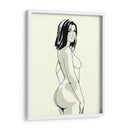 Figura Femenina en Linea - Donaldo Meda  | Cuadro decorativo de Canvas Lab