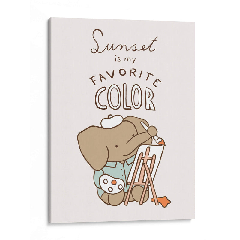 El atardecer es mi color favorito - Maita San | Cuadro decorativo de Canvas Lab
