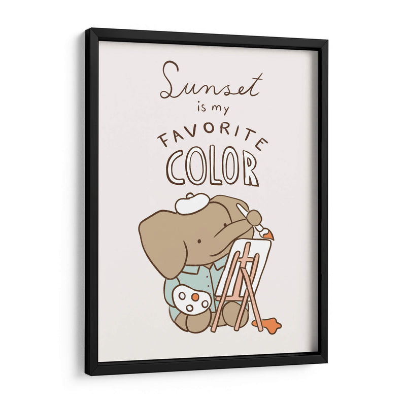 El atardecer es mi color favorito - Maita San | Cuadro decorativo de Canvas Lab