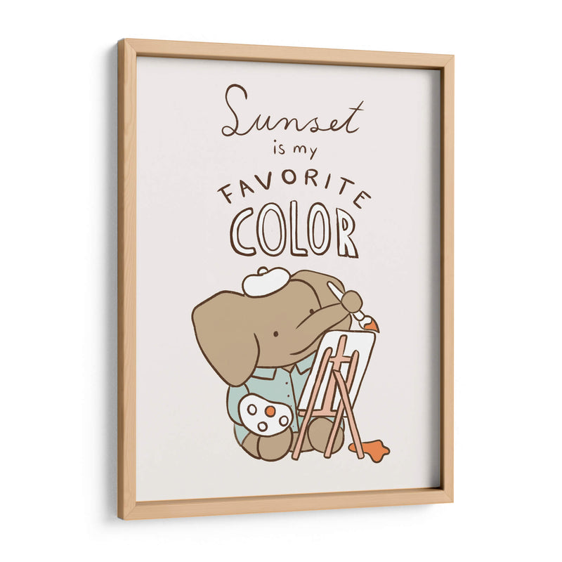 El atardecer es mi color favorito - Maita San | Cuadro decorativo de Canvas Lab