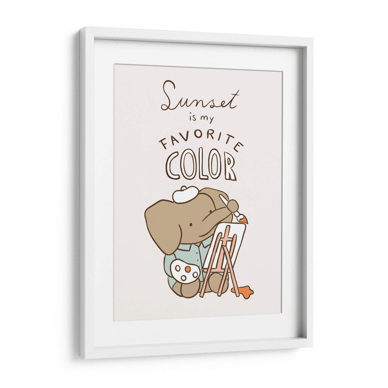 El atardecer es mi color favorito - Maita San | Cuadro decorativo de Canvas Lab