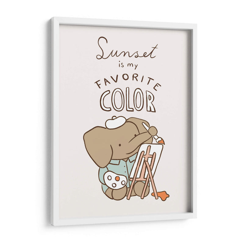 El atardecer es mi color favorito - Maita San | Cuadro decorativo de Canvas Lab