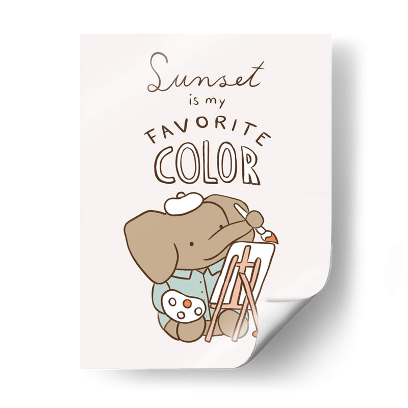 El atardecer es mi color favorito - Maita San | Cuadro decorativo de Canvas Lab