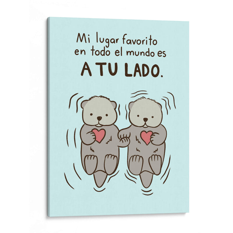 A tu lado - Maita San | Cuadro decorativo de Canvas Lab