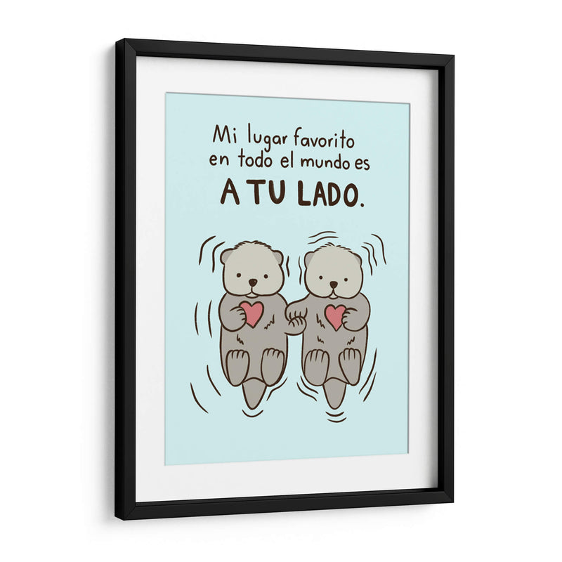 A tu lado - Maita San | Cuadro decorativo de Canvas Lab