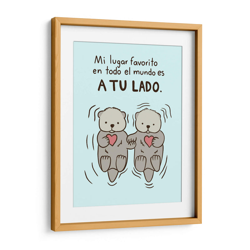 A tu lado - Maita San | Cuadro decorativo de Canvas Lab