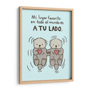 A tu lado - Maita San | Cuadro decorativo de Canvas Lab