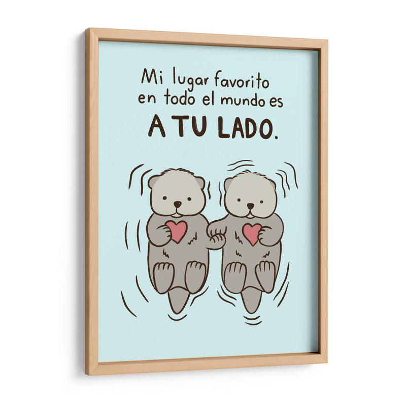 A tu lado - Maita San | Cuadro decorativo de Canvas Lab