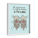 A tu lado - Maita San | Cuadro decorativo de Canvas Lab