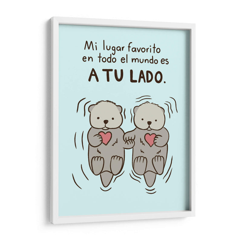 A tu lado - Maita San | Cuadro decorativo de Canvas Lab