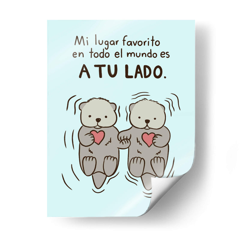 A tu lado - Maita San | Cuadro decorativo de Canvas Lab