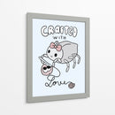 Creado con amor - Maita San | Cuadro decorativo de Canvas Lab